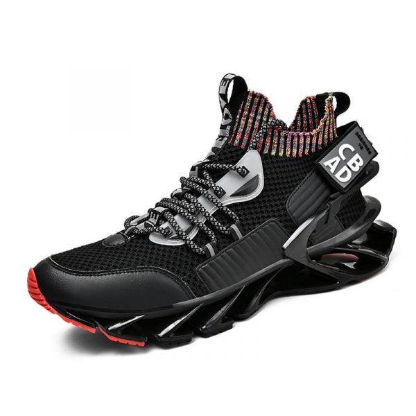 Running Shoes for Men Elastic Mesh Jogging Shoes Cushioning Sneakers "BLADE"