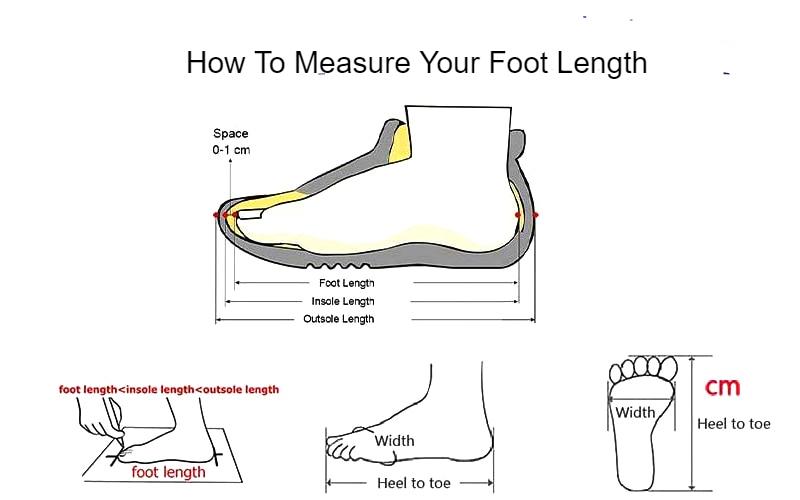 How To Measure Your Foot Length